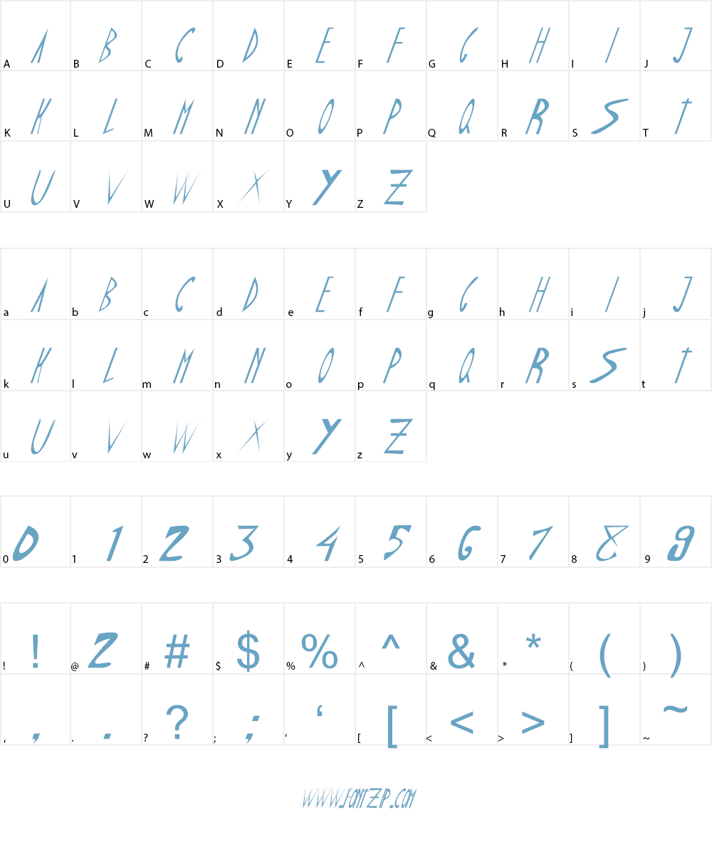 DAMAI PEMILU Font Character